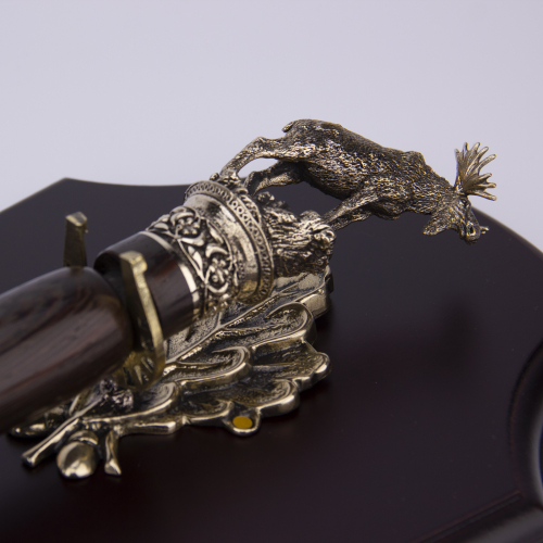 Набор для обуви "Денщик" VIP-рожок "Лось" с крючком "Дубовый лист" фото 5